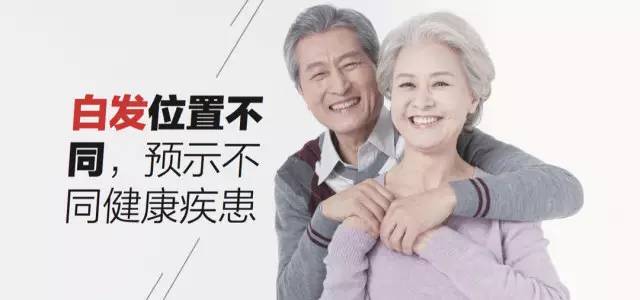 白头发的不同位置说明什么问题,白头发不同部位代表什么意思