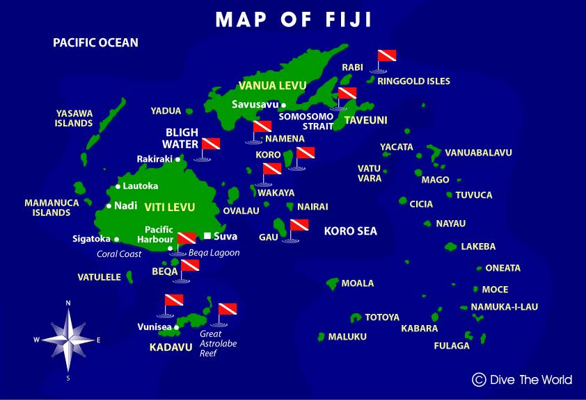 免签岛国斐济颠覆你对潜水的感官体验