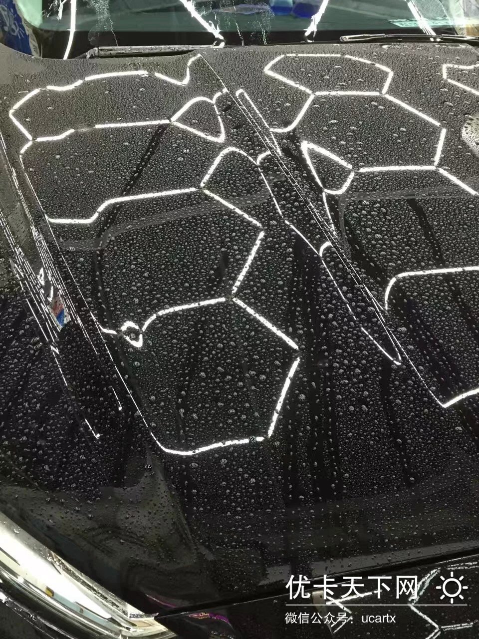 新蒙迪欧漆面,蒙迪欧坦桑石蓝镀晶