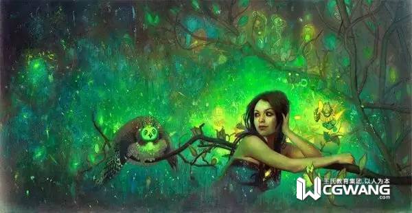 哪家学校原画最强-艺术家Luff和他的画作-CGWANG