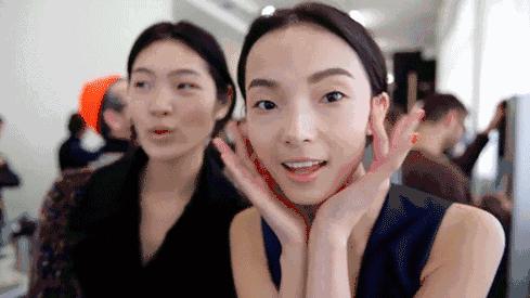 维密超模日常护肤,维密舞台摔跤就不能上了吗