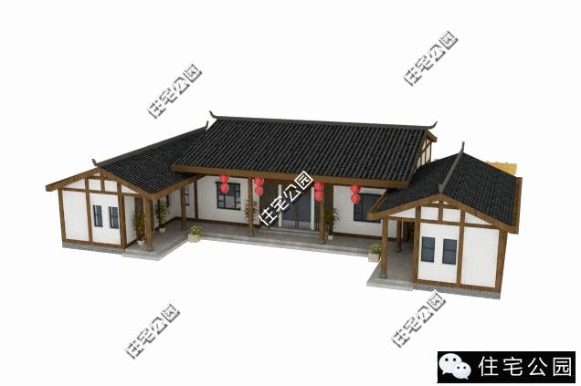 三合院东西厢房二层效果,农村三合院东西厢房门窗怎么留