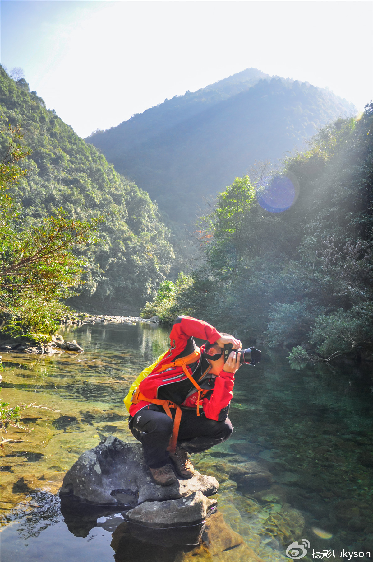 侠之梦受邀参与恩施坪坝营线路测试，冬季溯溪，冰冷刺骨，第一天