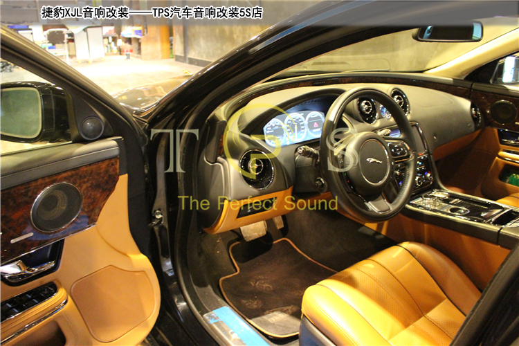 捷豹xjl5.0v8宝华韦健音响多少瓦,捷豹xjl改英国之宝低音喇叭