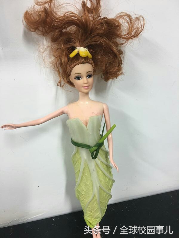 厉害了word同学!成都一高校学生用蔬菜打造“时装”盛宴