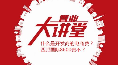 房哥问答|开发商电商费是啥?西派国际8600块贵不?