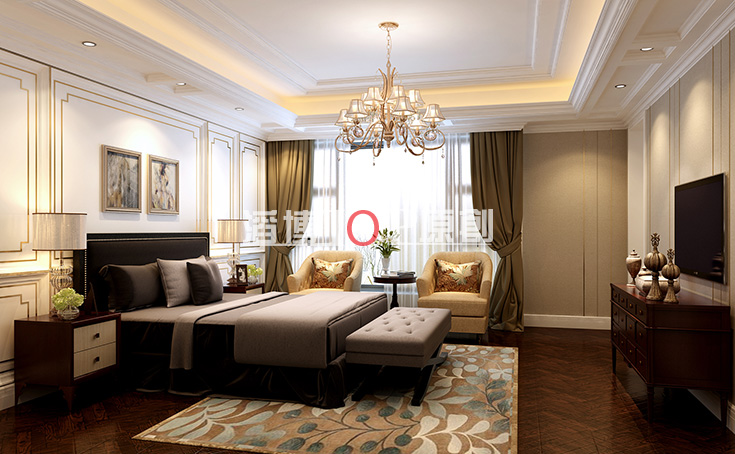 昆明呈贡客厅装修设计案例,昆明别墅装修设计案例