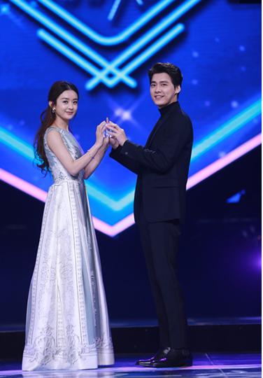 李易峰或搭档赵丽颖亮相,李易峰赵丽颖养眼