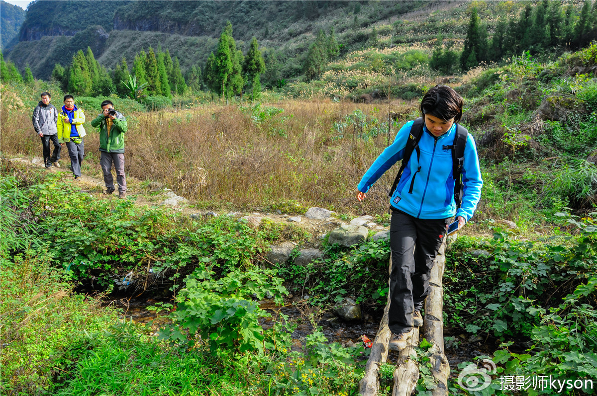 侠之梦受邀参与恩施坪坝营线路测试，冬季溯溪，冰冷刺骨，第一天