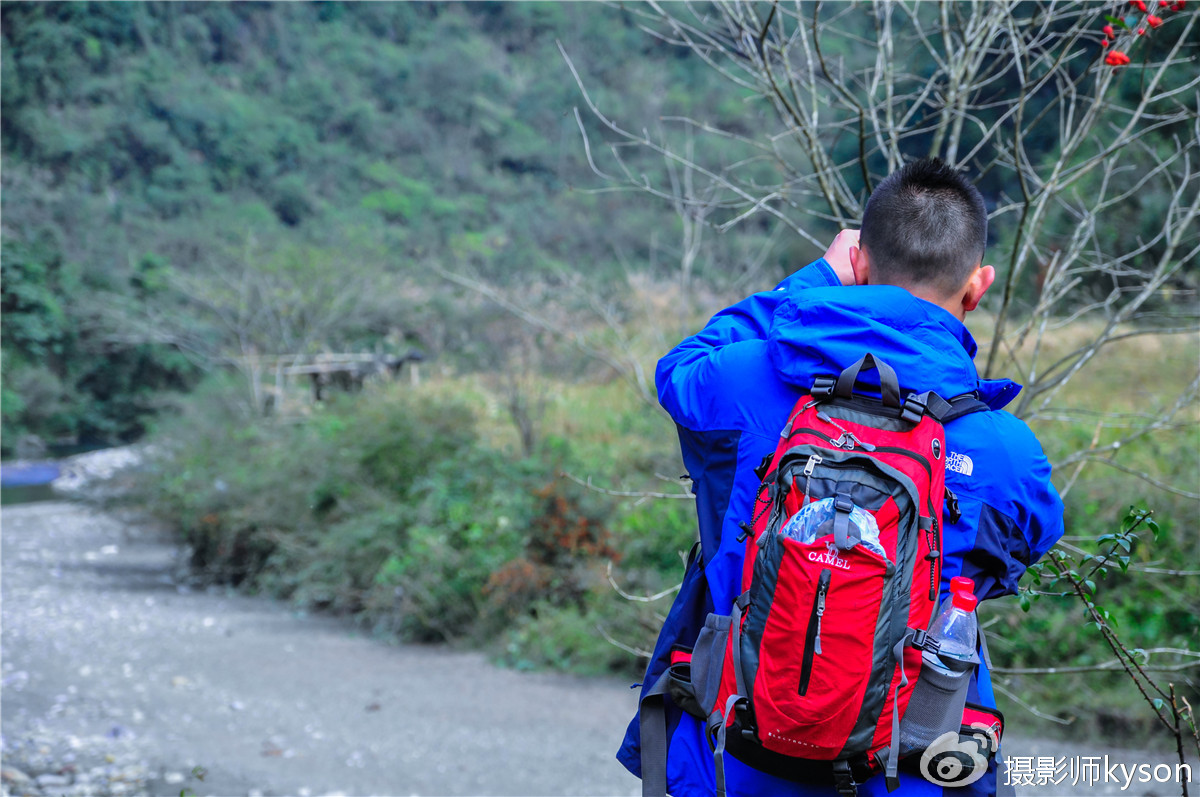 侠之梦受邀参与恩施坪坝营线路测试，冬季溯溪，冰冷刺骨，第一天