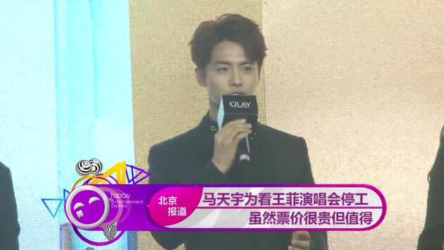 马天宇看王菲演唱会,王菲马天宇合唱