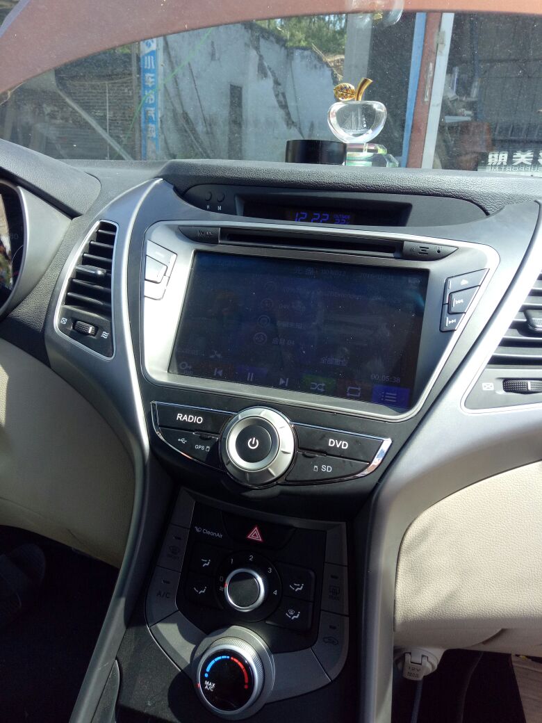 现代朗动大屏导航效果图,二手现代朗动导航仪