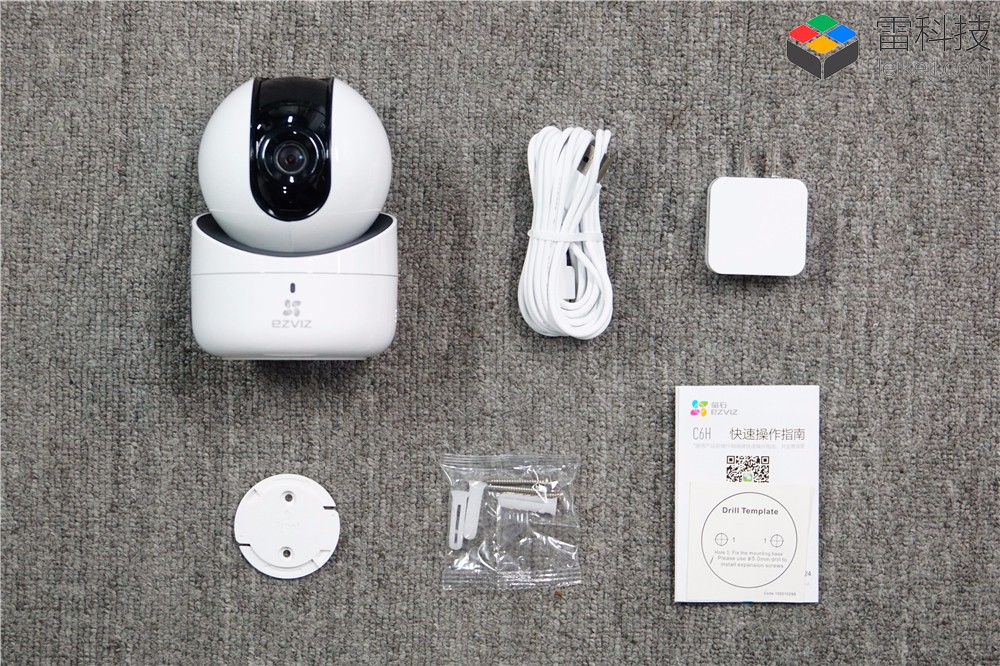 萤石摄像头c6c晚上效果评测,萤石c6h云台摄像机