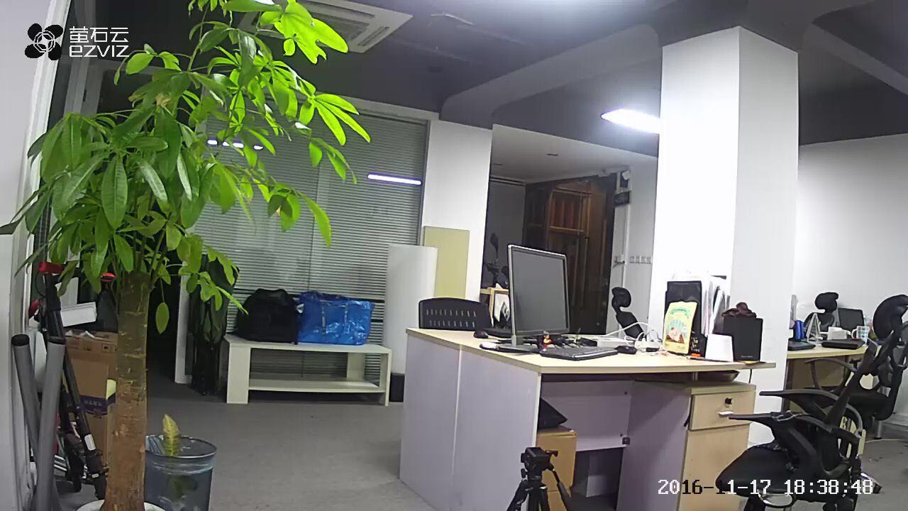 萤石摄像头c6c晚上效果评测,萤石c6h云台摄像机