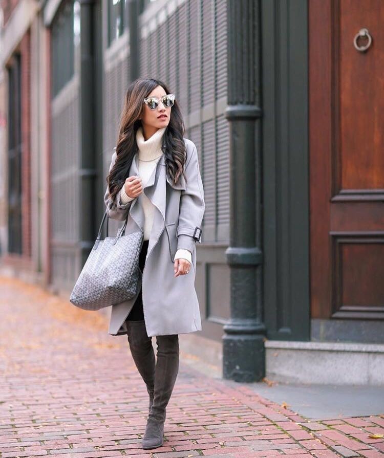 她们成为时尚博主仅仅是会穿？还因为有个会拍照的男友！