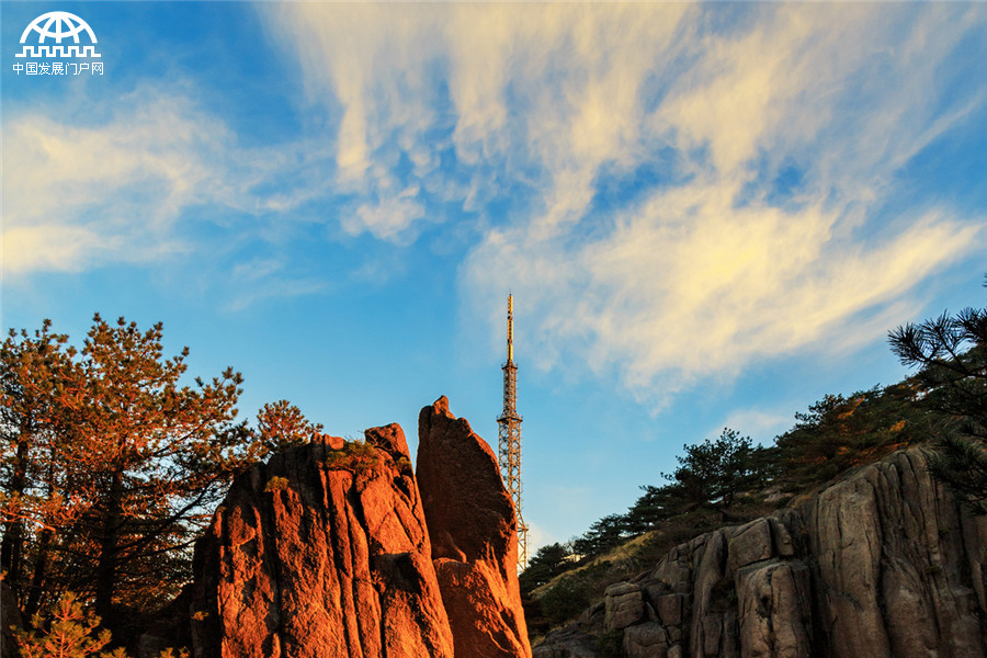 黄山天空之镜美景,放飞心情拥抱大自然黄山风景区