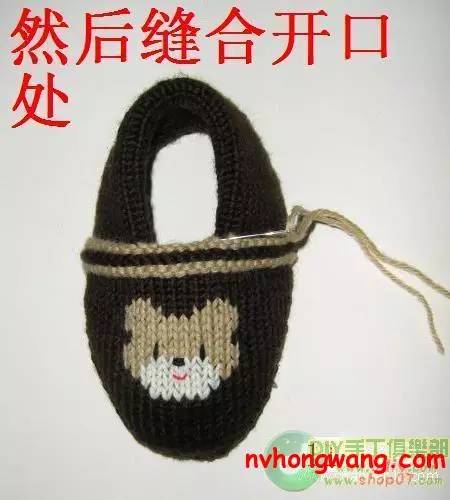 玉儿纺毛线拖鞋编织,编织毛线拖鞋花图案