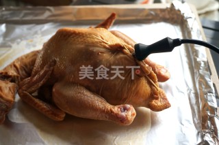 美味的脆皮烤鸡味道太香了,圣诞脆皮烤鸡教程