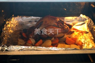 美味的脆皮烤鸡味道太香了,圣诞脆皮烤鸡教程