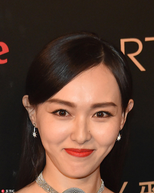 杨幂古丽娜扎宋茜演绎三级色阶橘色系