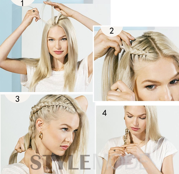 五种简单又好看的编发教程,图解5款当下最流行的编发教程