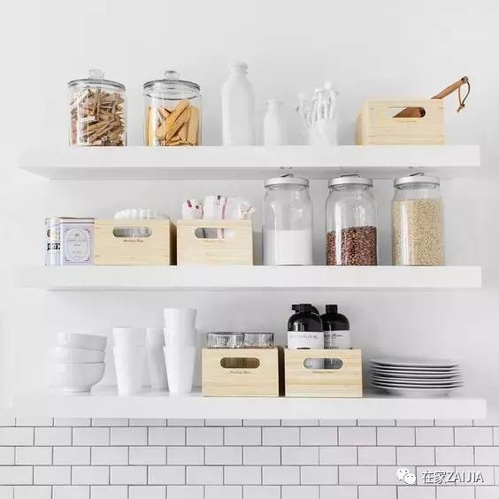 墙面收纳置物架,六个平方厨房收纳置物架