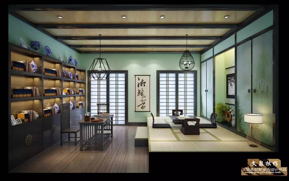 王文泉简欧别墅样板间室内设计,王文泉别墅设计