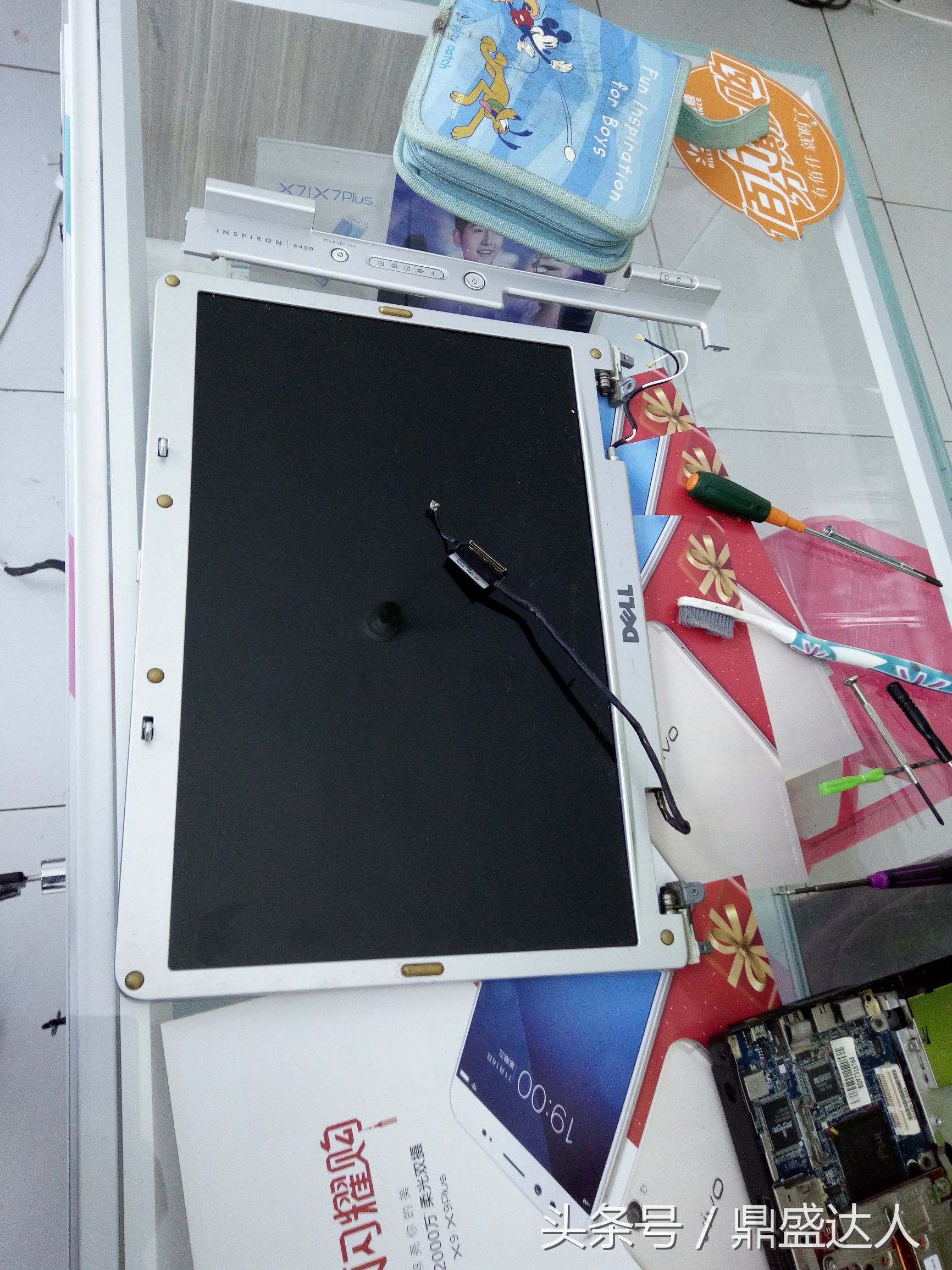 拆装一台旧电脑,戴尔老电脑拆卸