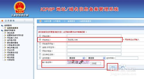 网站域名备案查询系统怎么操作,如何查网站域名备案信息