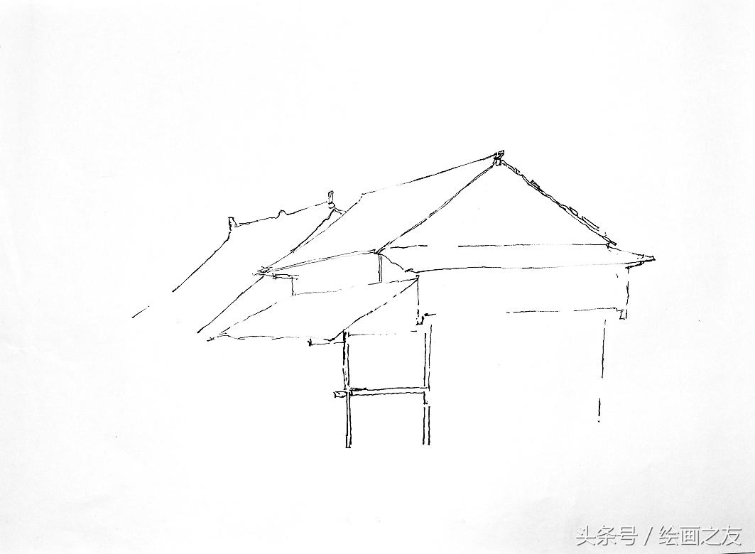 钢笔速写绘画技法教学,精选好课零基础钢笔风景速写入门