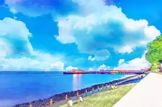 动漫风的美景,美景图动漫