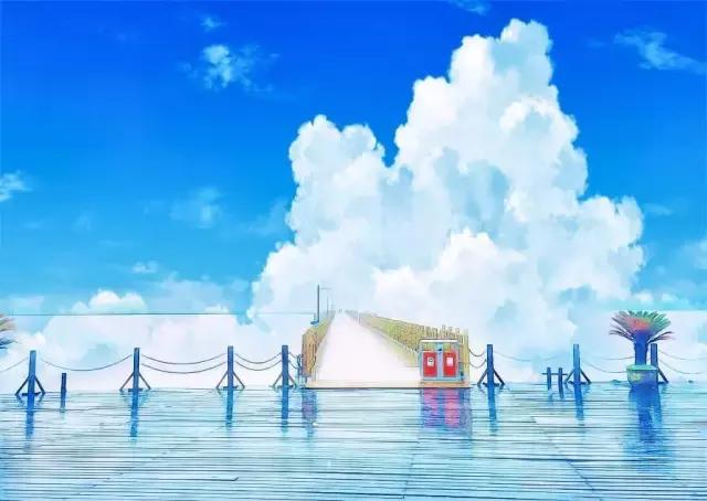 动漫风的美景,美景图动漫