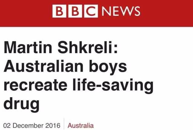 华裔中学生20美元破解救命药，奸商卖11万天价