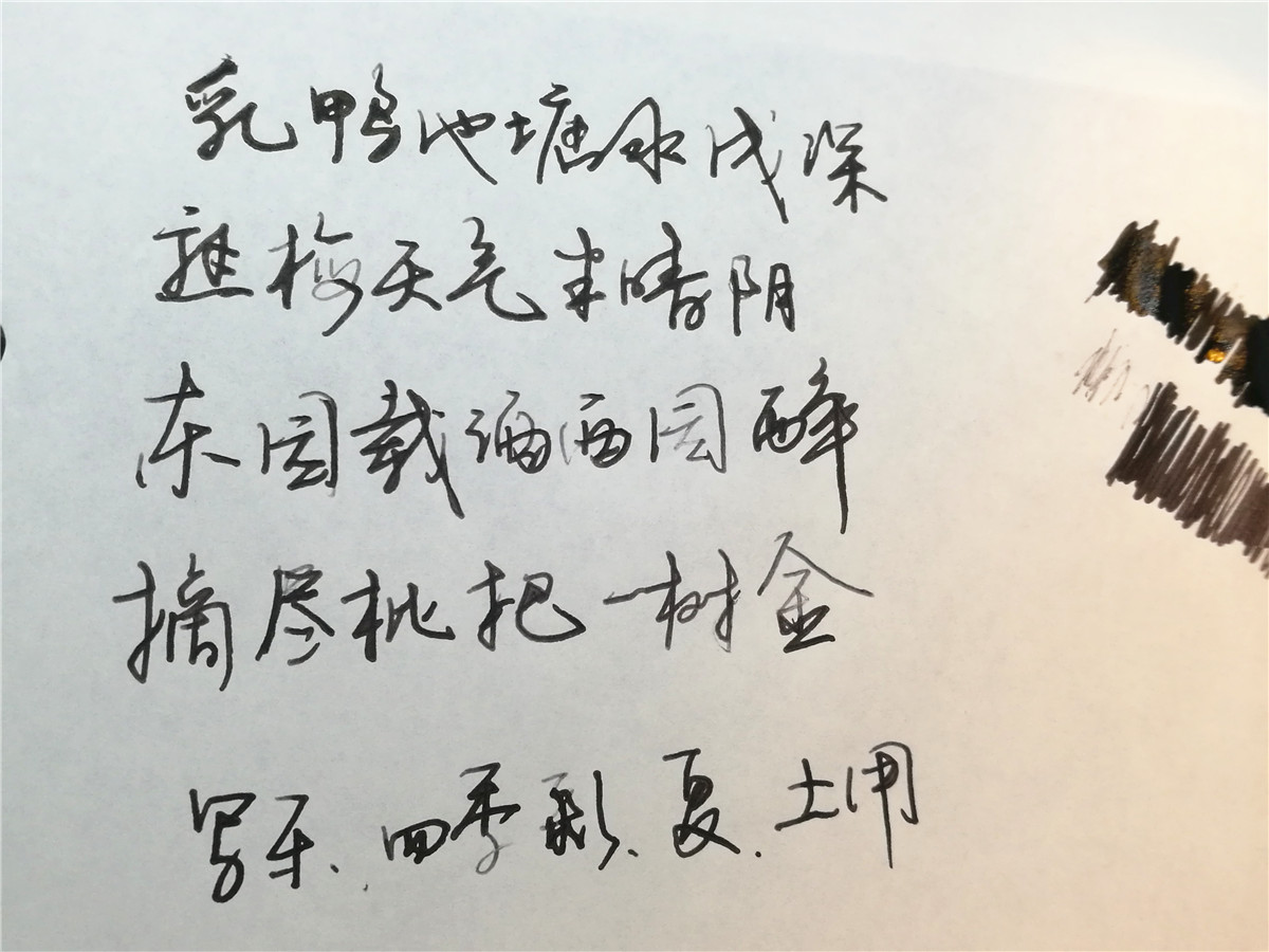 写乐四季织名月钢笔测评,写乐四季彩钢笔开箱视频