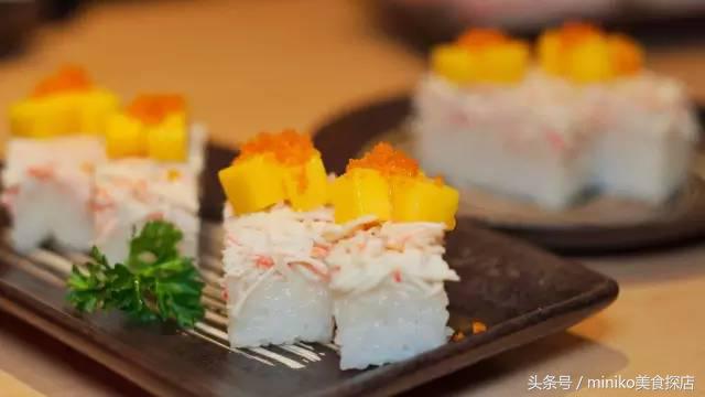 一口一个日式寿司,来一口大乌冬面