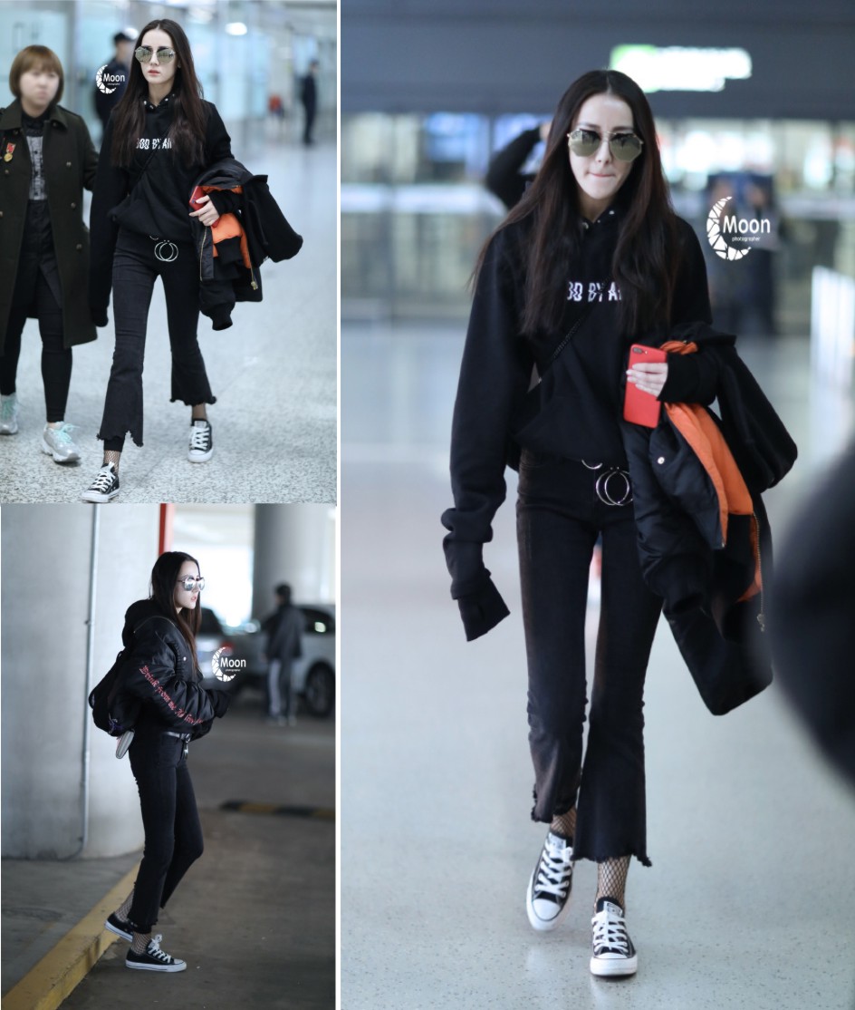 张天爱迪丽热巴杨幂同框照,张天爱和迪丽热巴同穿镂空裙