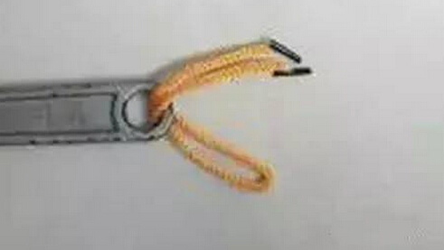 路亚竿八字环组的绑法图解,鱼线八字环绑法图解