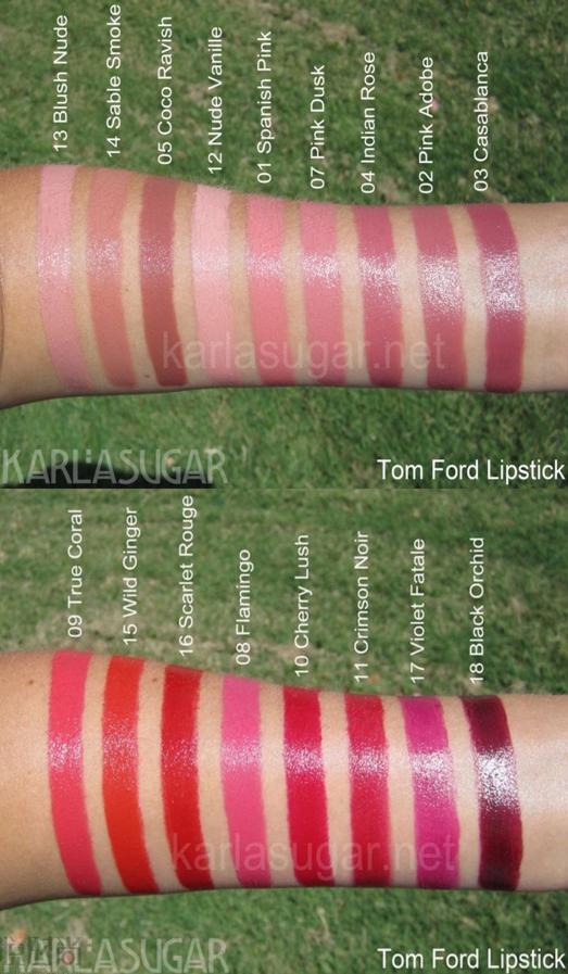 tomford黑管粉色口红,tomford口红黑管白管款式盘点