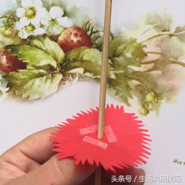 购物袋变废为宝康乃馨,购物袋做鲜花教程