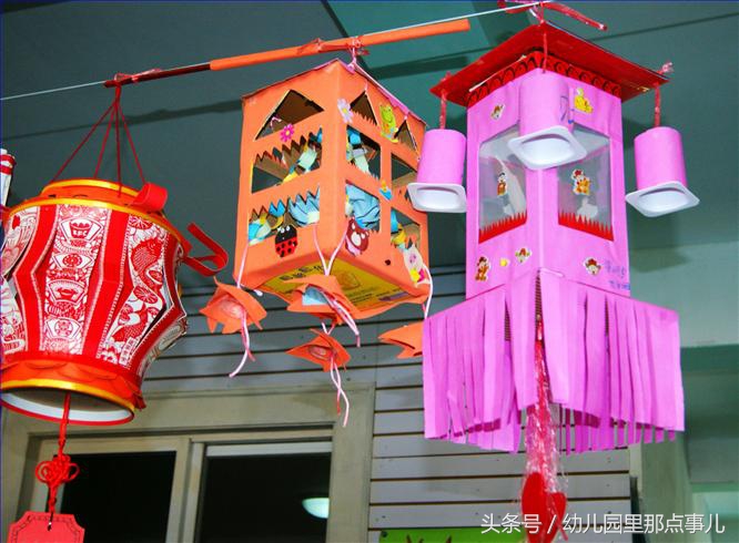 幼儿园新年灯笼吊饰手工,如何做幼儿园手工的新年灯笼