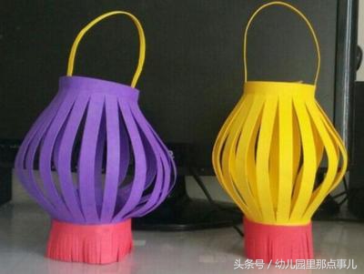 幼儿园新年灯笼吊饰手工,如何做幼儿园手工的新年灯笼