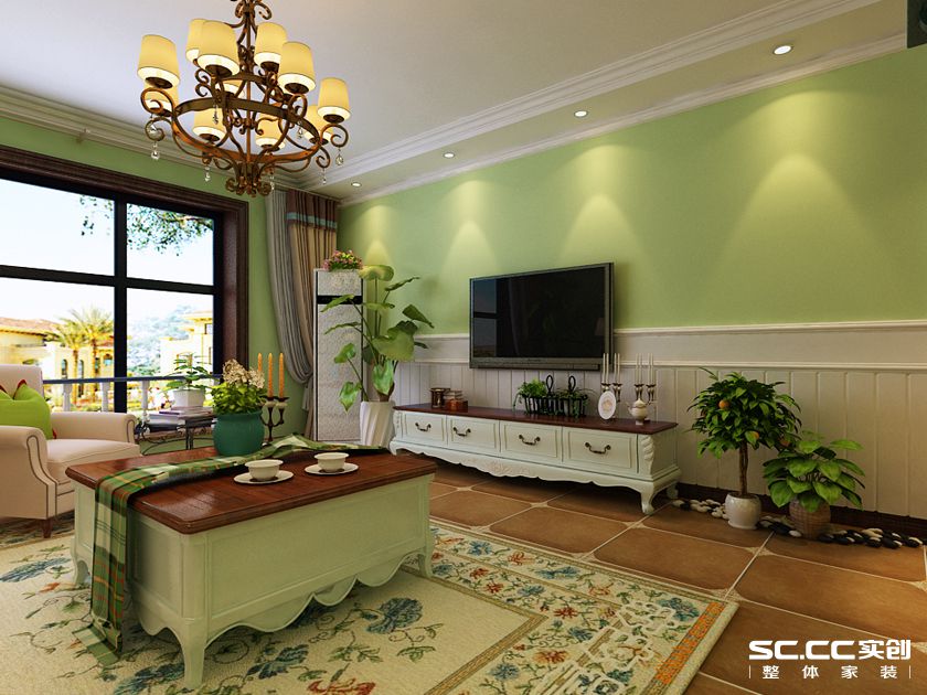 草木绿，游走在自然与时尚之间，鲁润静园216㎡