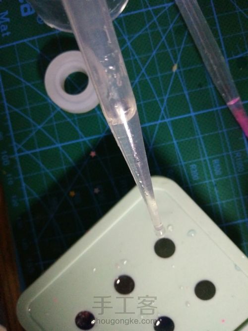 滴胶手工制作教程,滴胶梦幻流沙制作全过程