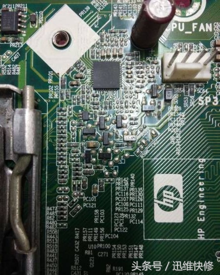 惠普g43主板,惠普128fn主板维修