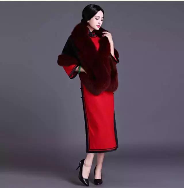 高贵优雅大码旗袍,低调优雅旗袍图片