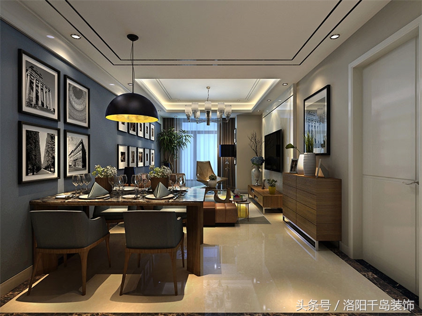 千岛装饰精装修需要多少钱,未来城现代轻奢装修设计效果图