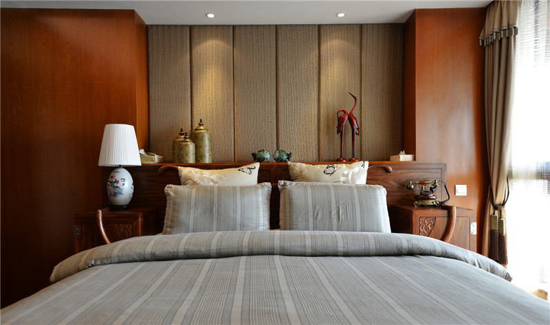 法式别墅红木装修,新中式装修红木家具别墅