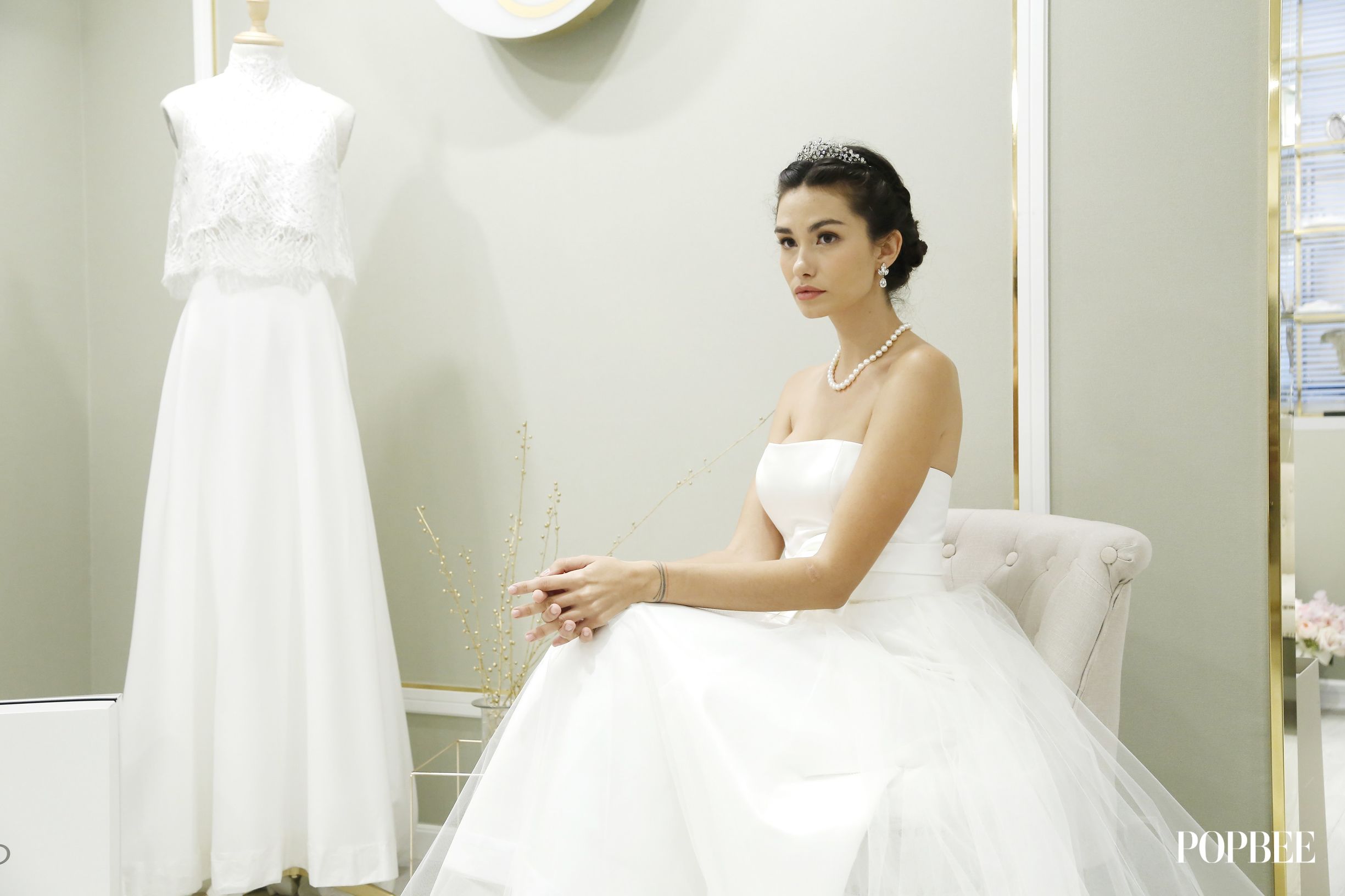 2017波希米亚当道！来自西班牙的绝美婚纱与千颂依也爱的发饰