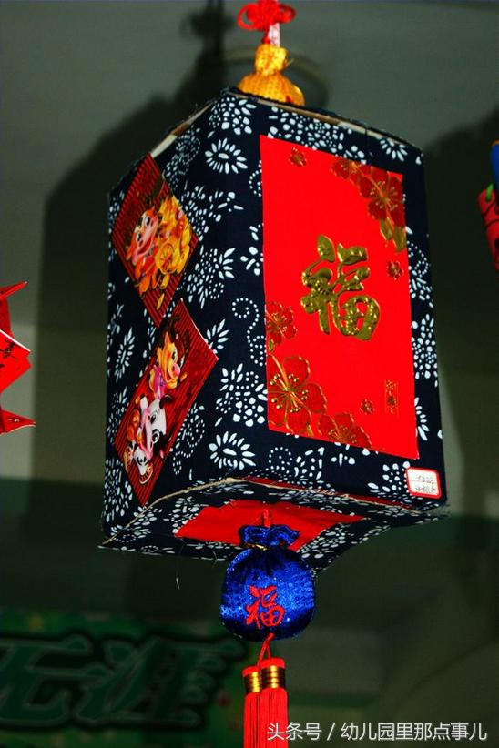 幼儿园新年灯笼吊饰手工,如何做幼儿园手工的新年灯笼
