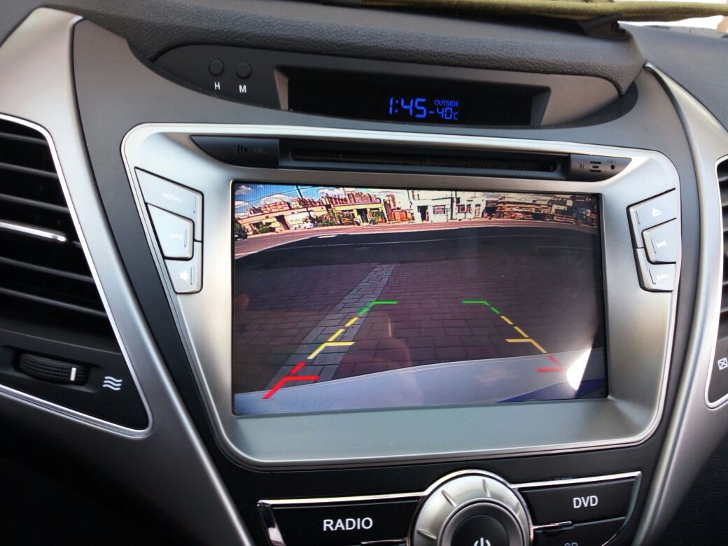 现代朗动大屏导航效果图,二手现代朗动导航仪